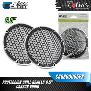 PROTECCION GRILL REJILLA 6.5" CARBON AUDIO CAGR00065PX
