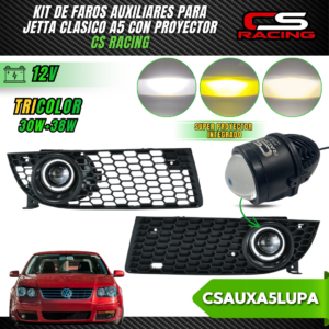 KIT FAROS AUXILIARES PARA JETTA CLASICO A5 CSAUXA5LUPA