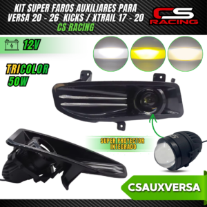 KIT FAROS AUXILIARES PARA VERSA 20-26 CSAUXVERSA
