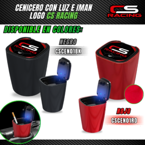 CENICERO CON LUZ E IMAN CSCEN01