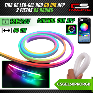 TIRA LED-GEL RGB 2 PIEZAS 60CM CSGEL60PRORGB