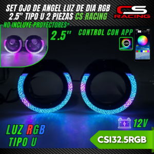 SET OJO DE ANGEL RGB 2.5" "U" CSI32.5RGB
