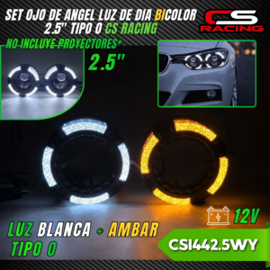 SET OJO DE ANGEL BICOLOR 2.5" "O" CSI442.5WY