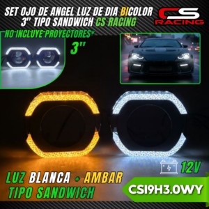 SET OJO DE ANGEL BICOLOR 3" "TIPO SANDWICH" CSI9H3.0WY