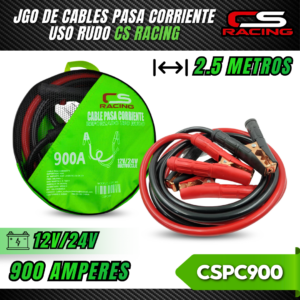 JGO CABLES PASA CORRIENTE USO RUDO CSPC900