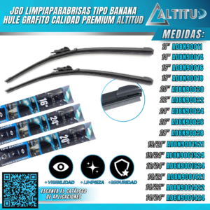 LIMPIAPARABRISAS TIPO BANANA ALTITUD ADBN900