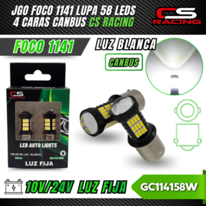 FOCO 1141 LUPA 58 LEDS 4 CARAS CANBUS GC114158W