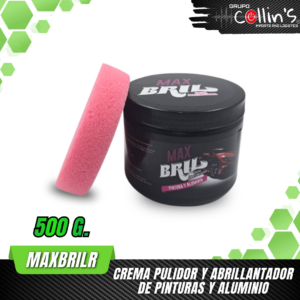 CREMA PULIDOR Y ABRILLANTADOR DE PINTURAS Y ALUMINIO MAXBRILR