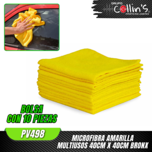 MICROFIBRA AMARILLA MULTIUSOS BRONX PV498
