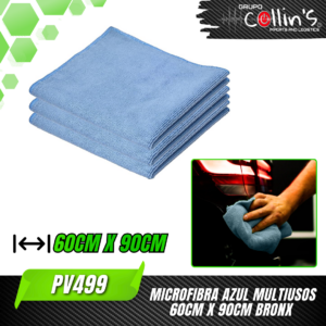 MICROFIBRA AZUL MULTIUSOS BRONX PV499