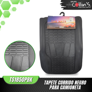 TAPETE CORRIDO NEGRO PARA CAMIONETA TS1850PBK