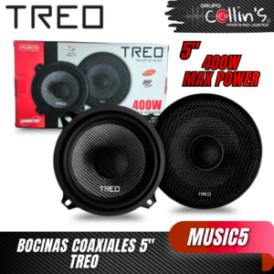 BOCINAS COAXIALES 5" MUSIC5