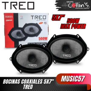 BOCINAS COAXIALES 5X7" MUSIC57