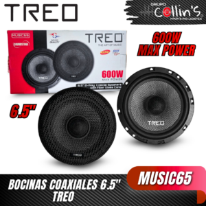 BOCINAS COAXIALES 6.5" MUSIC65