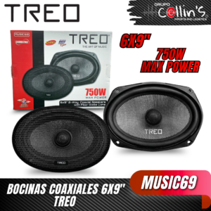 BOCINAS COAXIALES 6X9" MUSIC69