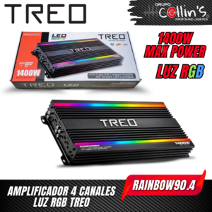 AMPLIFICADOR 4 CANALES RAINBOW90.4