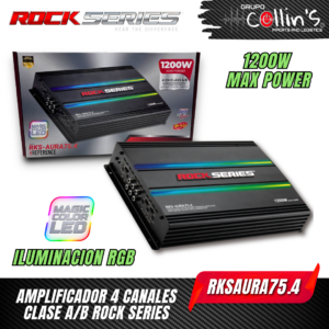 AMPLIFICADOR 4 CANALES RKSAURA75.4