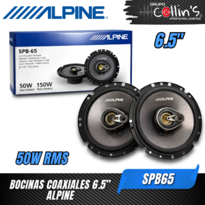 BOCINAS COAXIALES 6.5" ALPINE SPB65