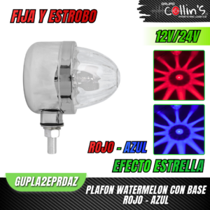 PLAFON WATERMELON CON BASE GUPLA2EPRDAZ