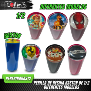 PERILLA DE RESINA BASTON 1/2 PERESINABAS12