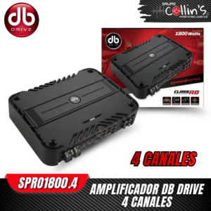 AMPLIFICADOR 4 CANALES DB DRIVE SPRO1800.4