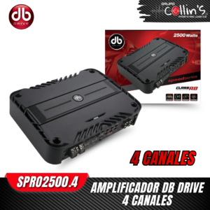 AMPLIFICADOR 4 CANALES DB DRIVE SPRO2500.4