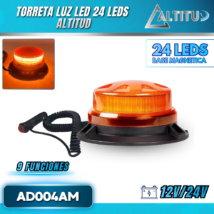 TORRETA LUZ LED AMBAR ALTITUD PREMIUM AD004AM