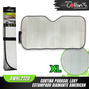 CORTINA PARASOL LUXY ESTAMPADO DIAMANTE AWHL212D