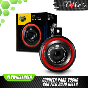 CORNETA DE VW CON FILO ROJO CLVWHELLACFR