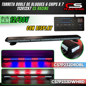 TORRETA DOBLE DE BLOQUES CS RACING CS7P232D
