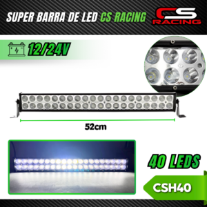 SUPER BARRA DE LED 40 LEDS CS RACING CSH40