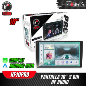 PANTALLA 10" 2 DIN HF AUDIO HF10PRO