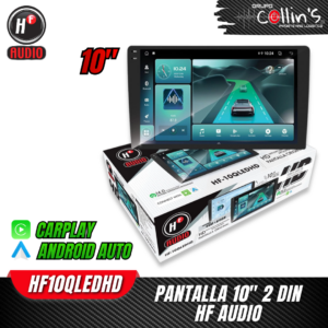 PANTALLA 10" 2 DIN HF AUDIO HF10QLEDHD