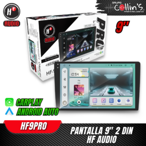 PANTALLA 9" 2 DIN HF AUDIO HF9PRO