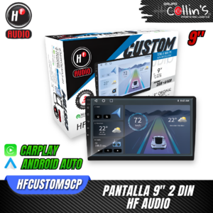 PANTALLA 9" 2 DIN HF AUDIO HFCUSTOM9CP
