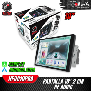 PANTALLA 10" 2 DIN HF AUDIO HFDD10PRO