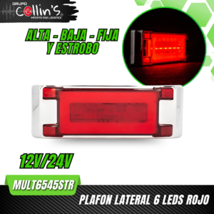 PLAFON LATERAL 6 LEDS MULT6545STR