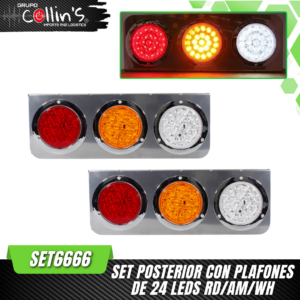 SET POSTERIOR CON PLAFONES REDONDOS SET6666