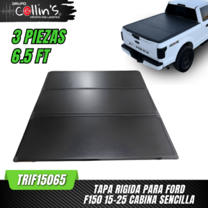 TAPA RIGIDA PARA FORD F150 15-25 CABINA SENCILLA TRIF15065