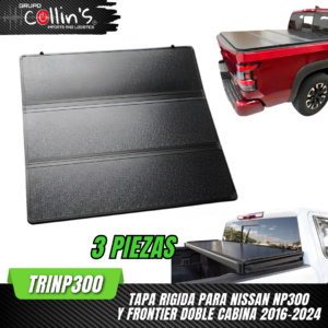 TAPA RIGIDA PARA NISSAN NP300 Y FRONTIER 16-24 DOBLE CABINA TRINP300