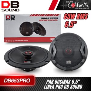 PAR BOCINAS 6.5" LÍNEA PRO DB SOUND DB653PRO