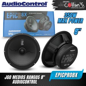 JGO MEDIO RANGOS 8" AUDIOCONTROL EPICPRO8X