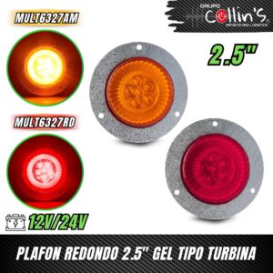 PLAFON REDONDO 2.5" GEL TIPO TURBINA MULT6327
