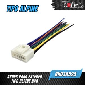 ARNES PARA ESTEREO TIPO ALPINE DXR RX030525