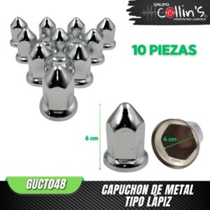 CAPUCHON DE METAL TIPO LÁPIZ GUCT048