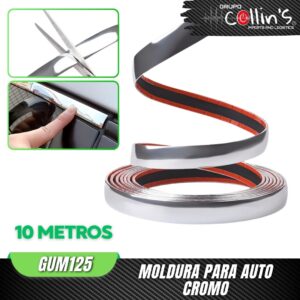 MOLDURA PARA AUTO CROMO GUM125