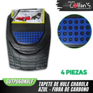 TAPETE DE HULE CHAROLA AZUL GUTPO60NBLF