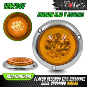 PLAFON REDONDO TIPO DIAMANTE MULT6082AM