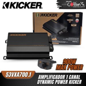 AMPLIFICADOR 1 CANAL DYNAMIC POWER KICKER 53VXA700.1