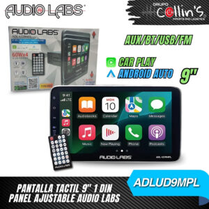 PANTALLA TACTIL 9" 1 DIN ADLUDP9MPL